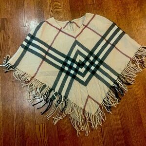 Burberry poncho